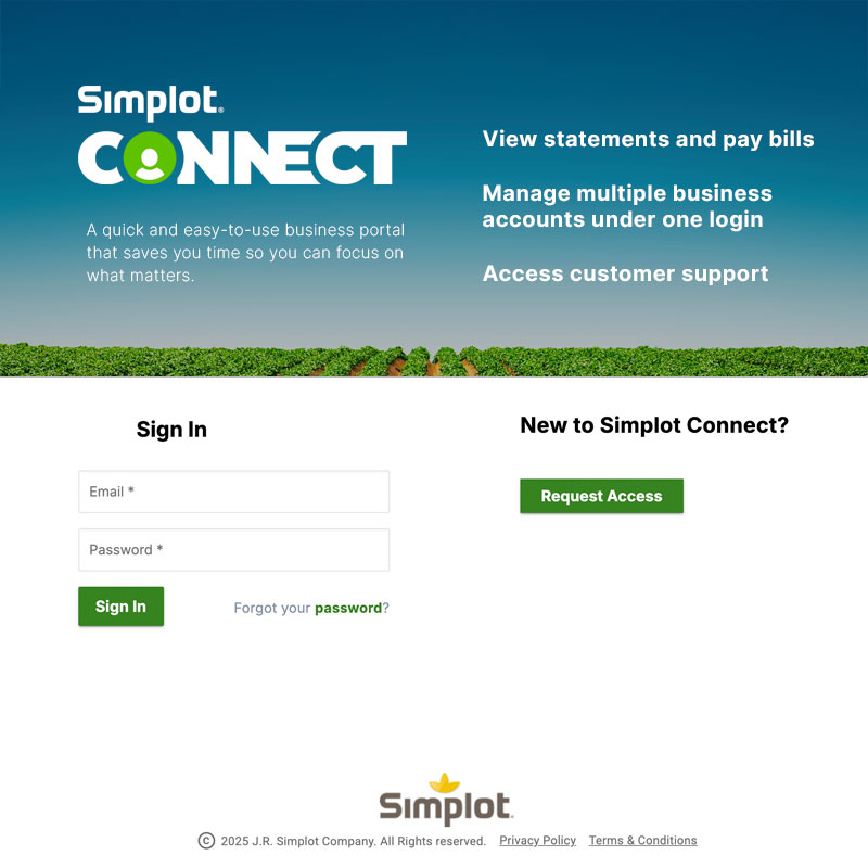 Simplot Connect Screenshot